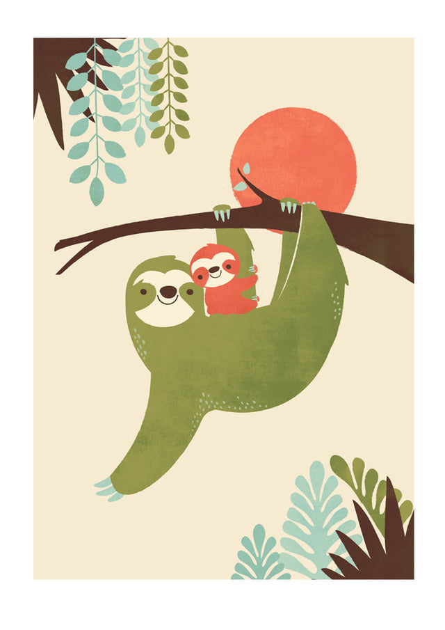 'Mama Sloth' Print