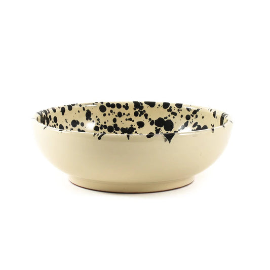 Black Splatter Bowl