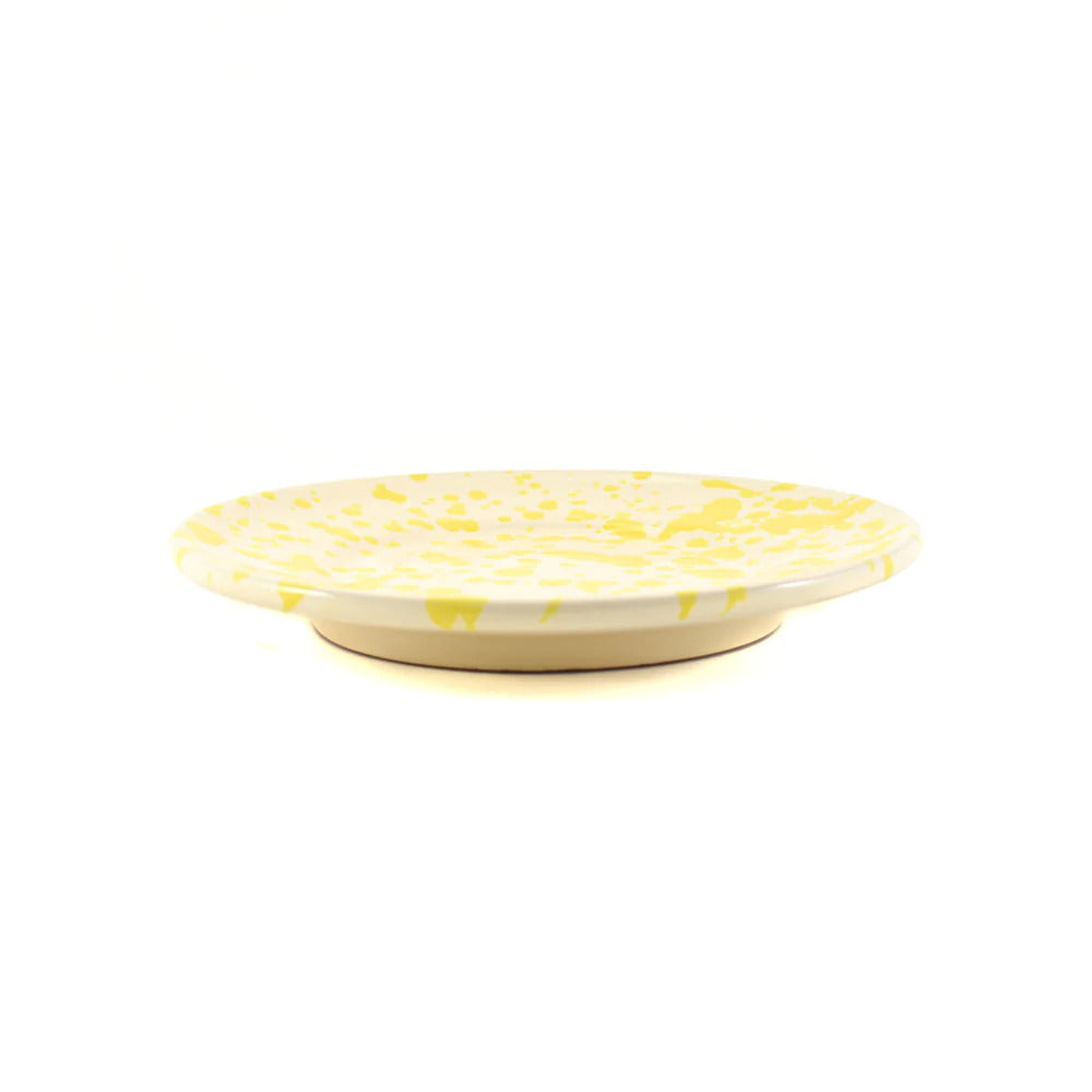 Yellow Splatter Side Plate