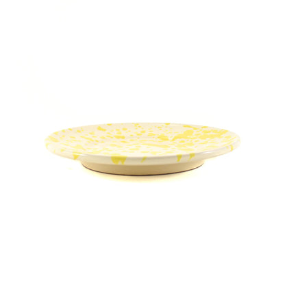 Yellow Splatter Side Plate