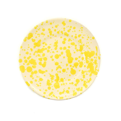 Yellow Splatter Side Plate