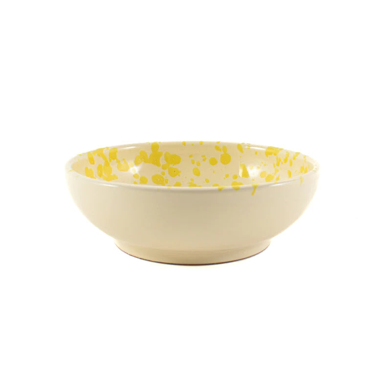 Yellow Splatter Bowl
