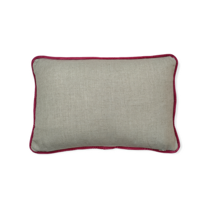 Christopher Farr Lost and Found Green Rectangle Cushion