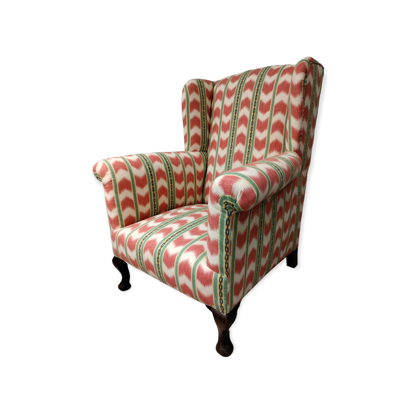 Osbourne & Little Ikat Wing Back Armchair