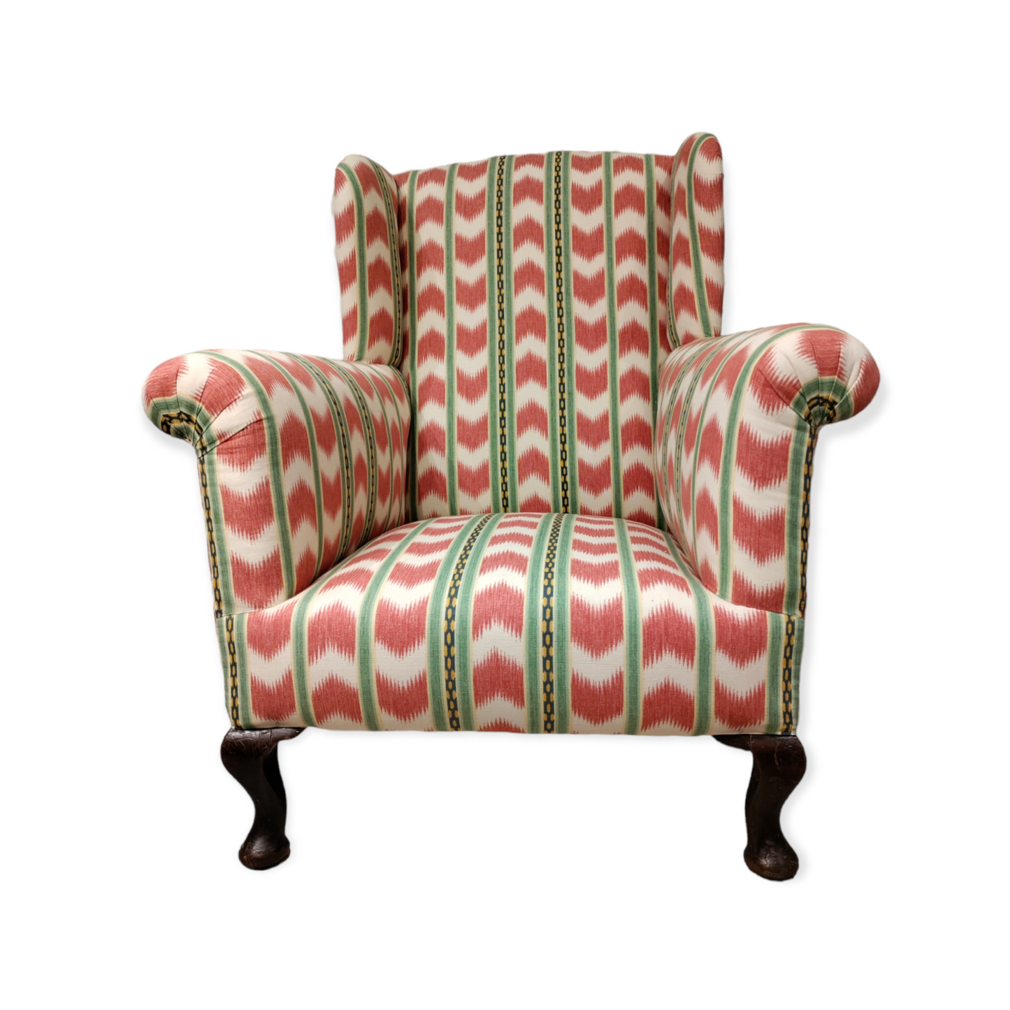 Osbourne & Little Ikat Wing Back Armchair