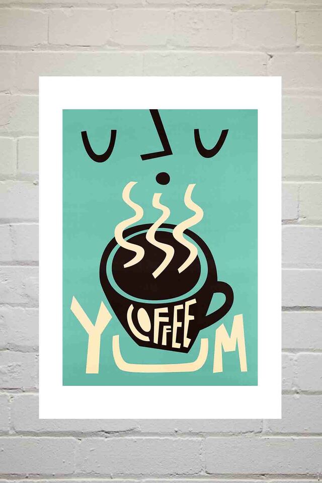 'Yum Coffee' Print