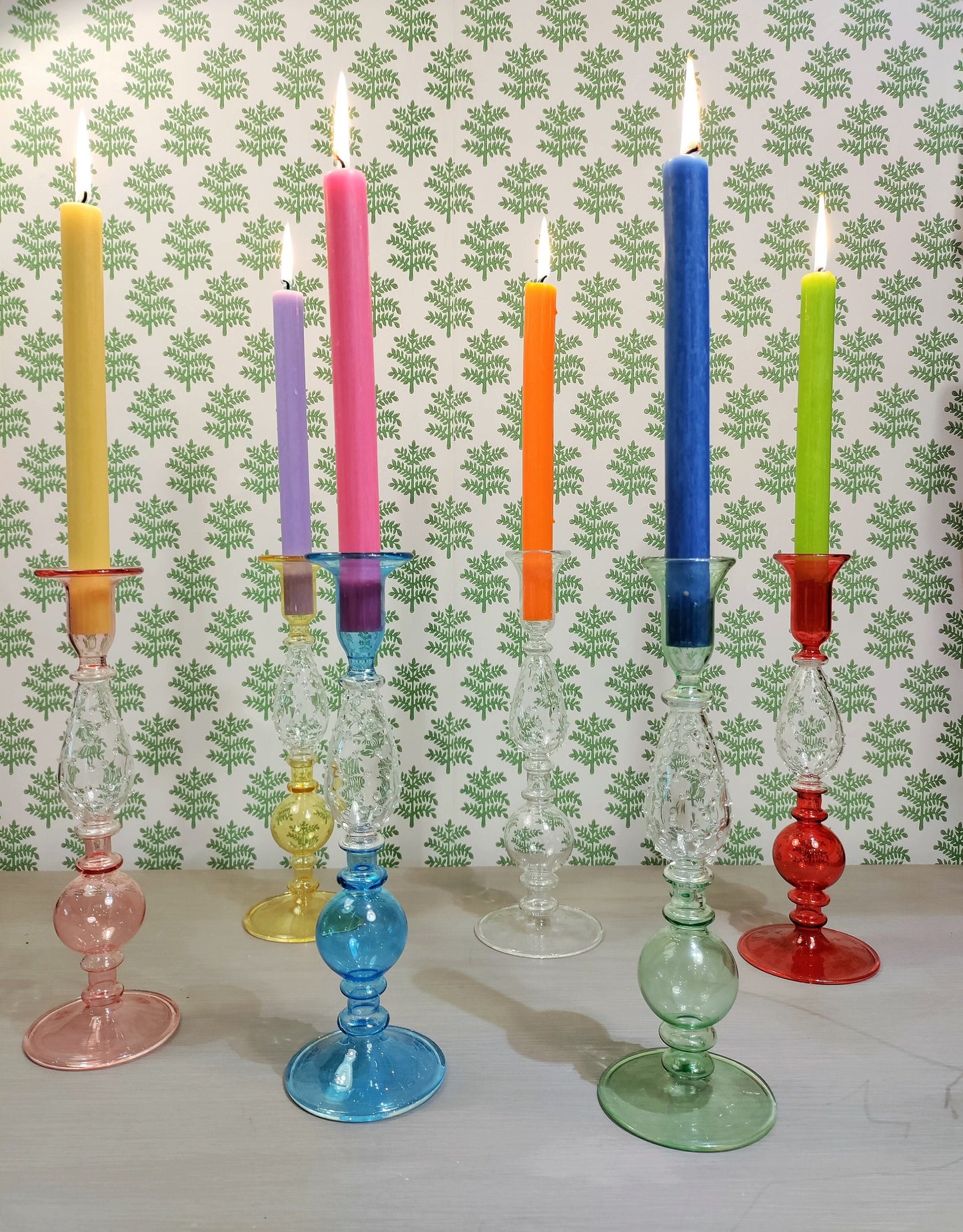Genie Glass Candle Holder