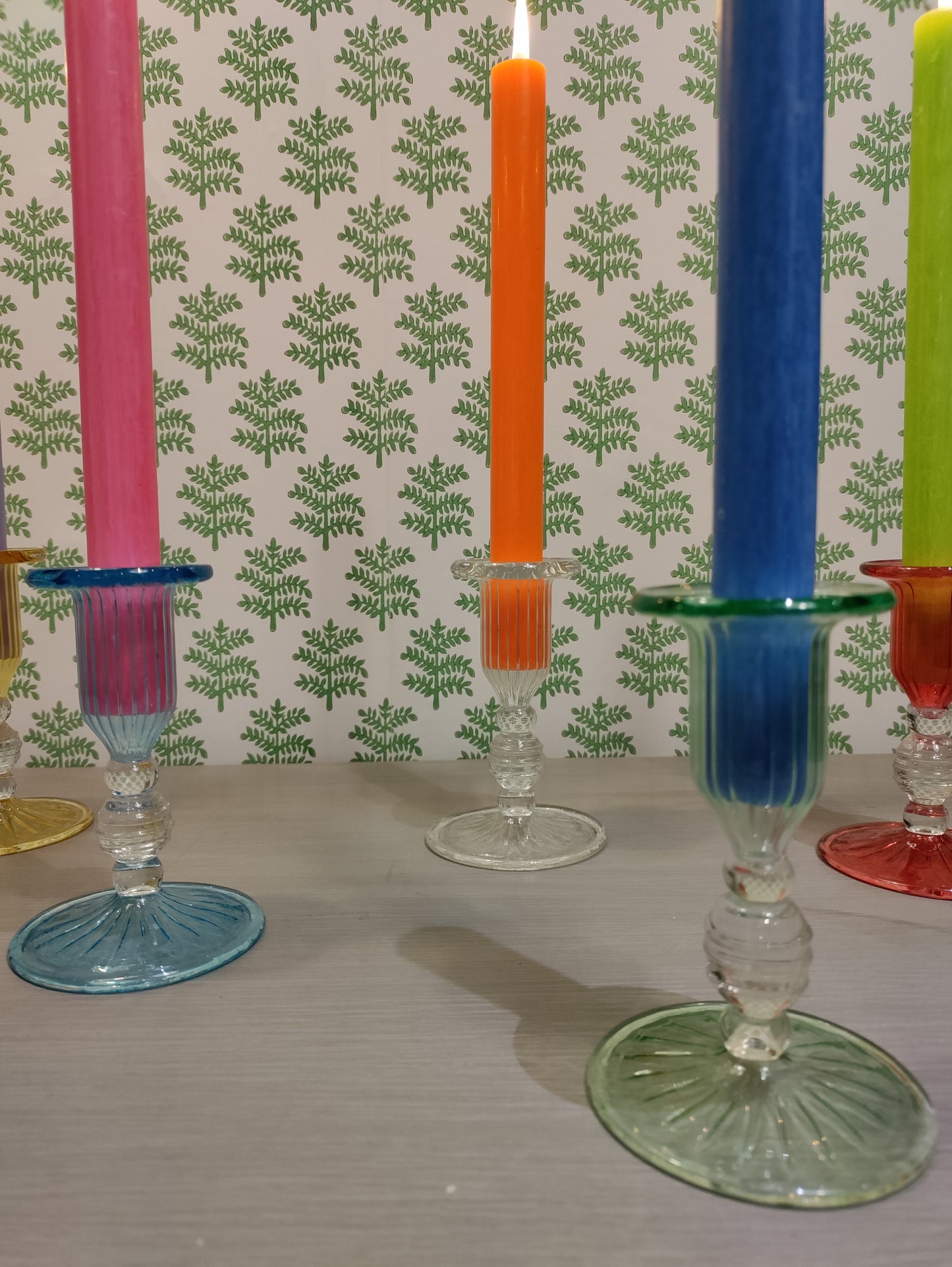 Small Flute Candle Holder