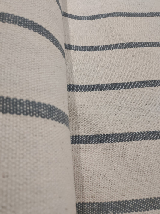Austin Stripe - Slate - Upstairs Downstairs Interiors