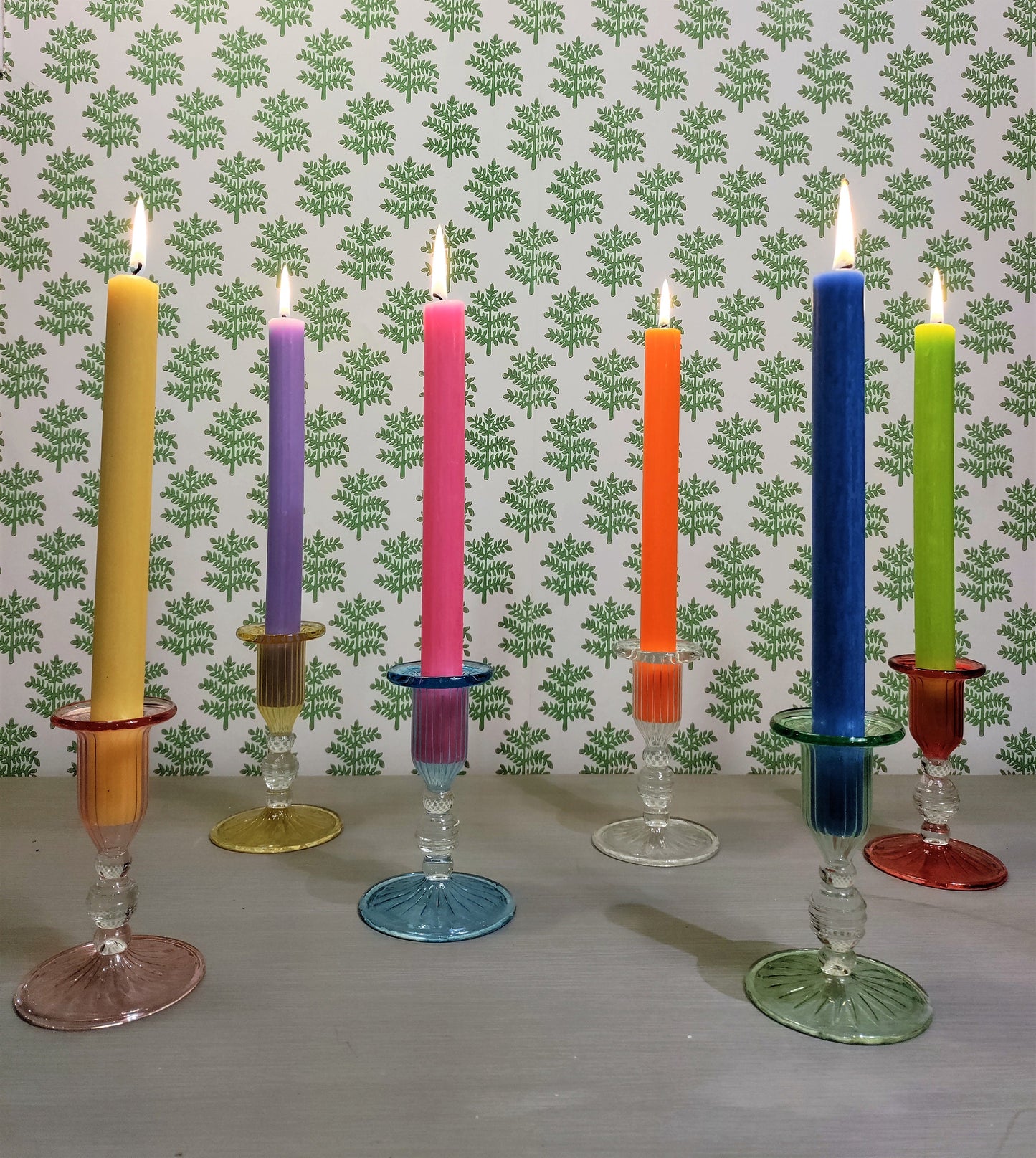 Small Flute Candle Holder