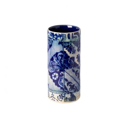Blue Tile Ceramic Vase