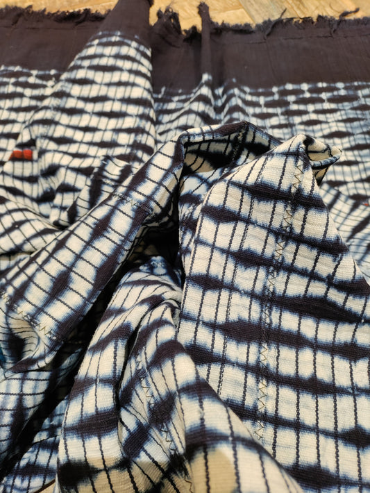 Denim Traditional Mudcloth - Upstairs Downstairs Interiors