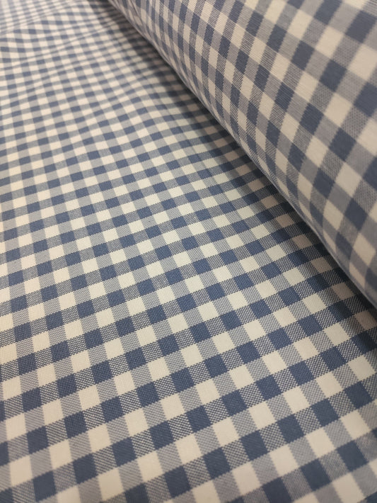 Small Blue Gingham Check