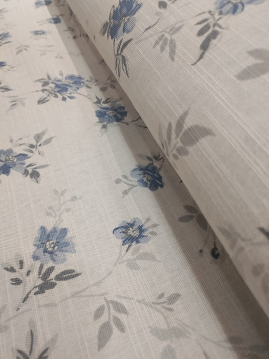 Ditsy Blue Floral - Upstairs Downstairs Interiors