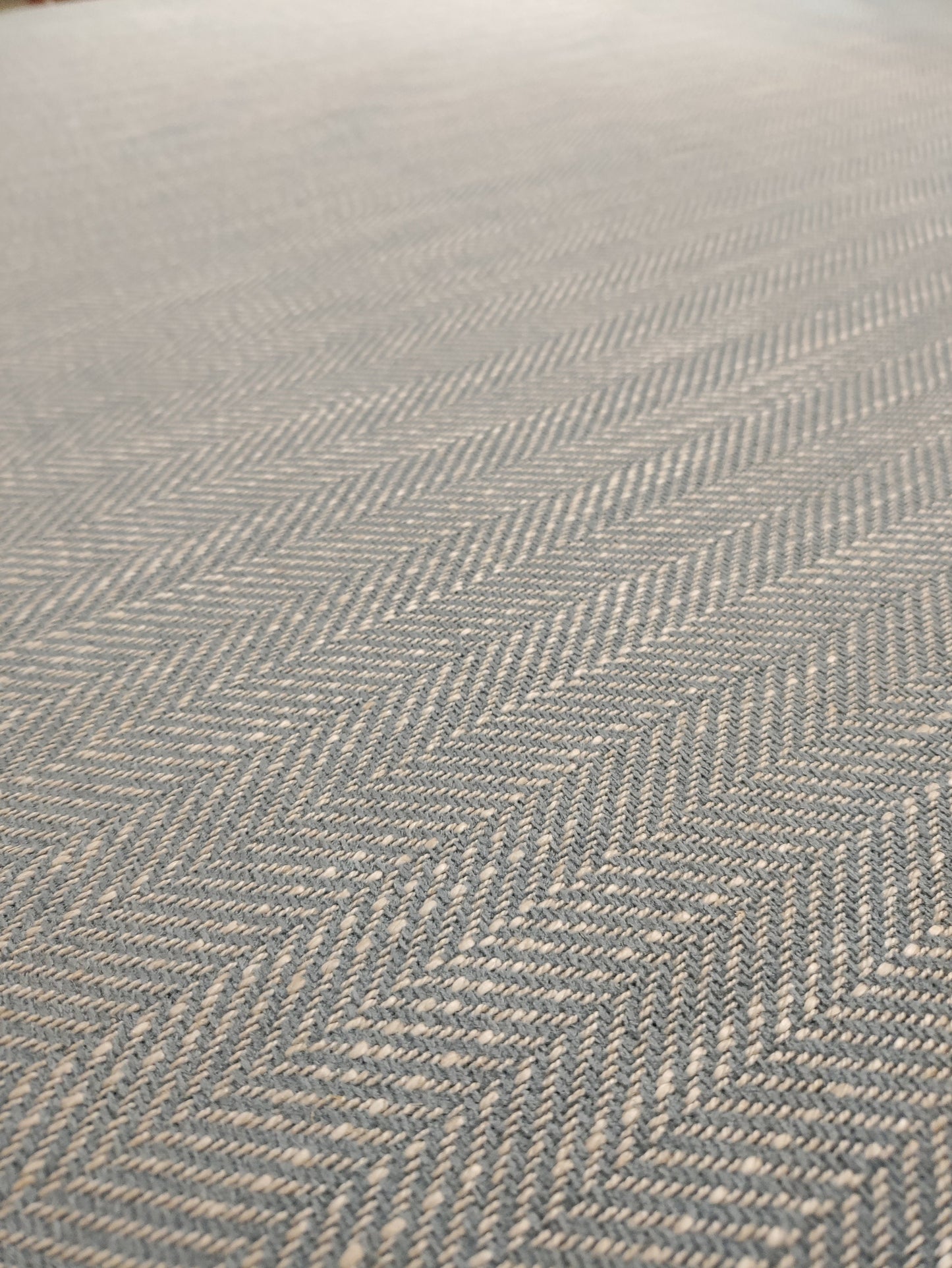 Powder Blue Herringbone