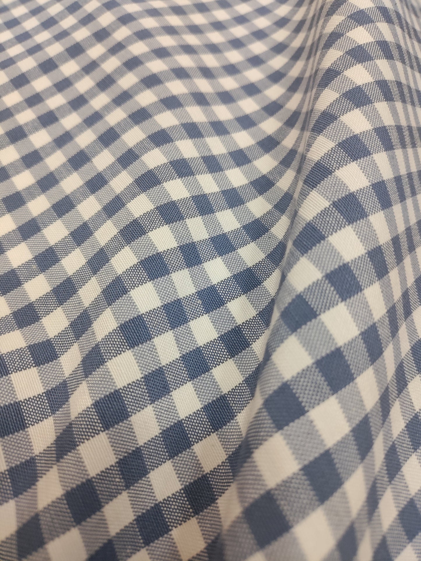 Small Blue Gingham Check