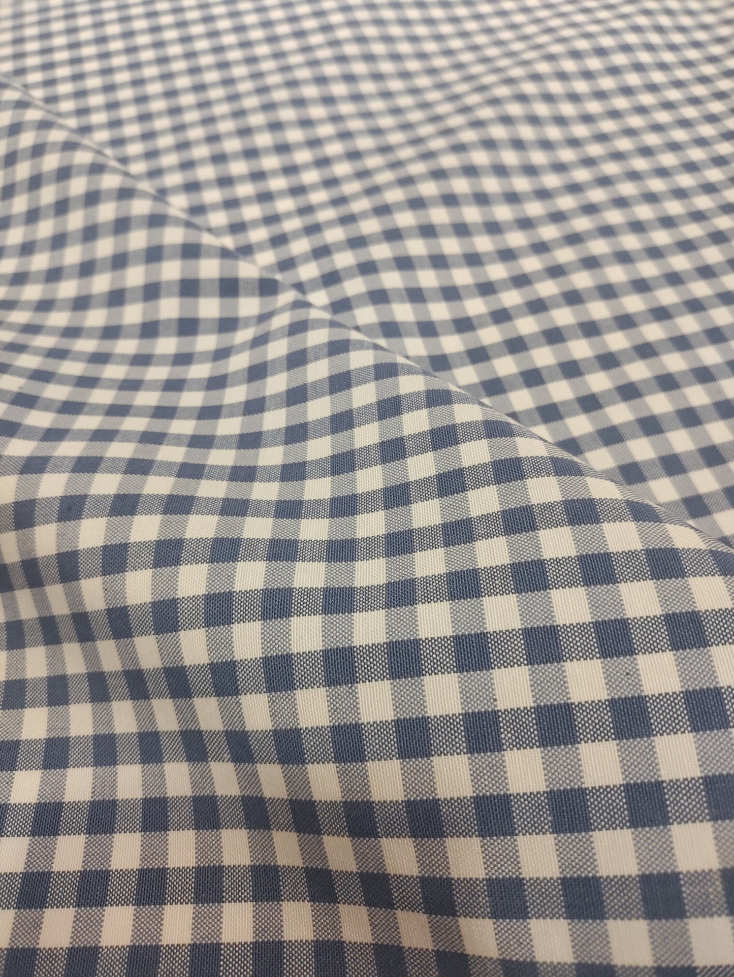 Small Blue Gingham Check