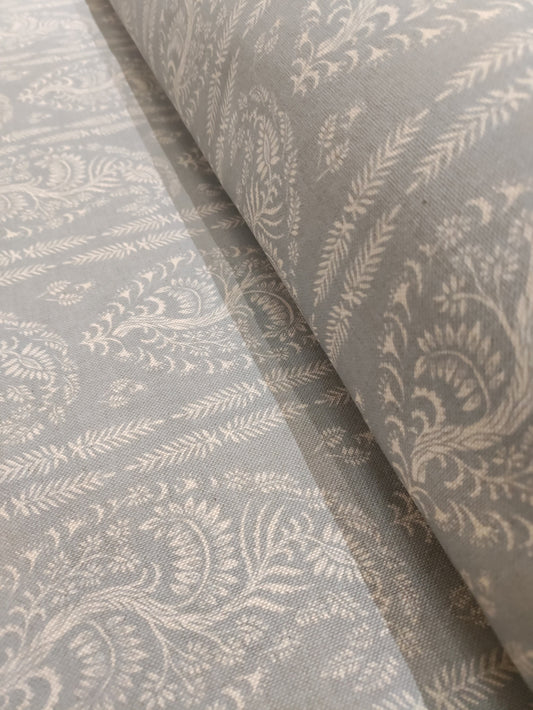 Larisa Stripe Duck Egg - Upstairs Downstairs Interiors