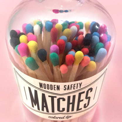 Bottled Multicoloured Matches