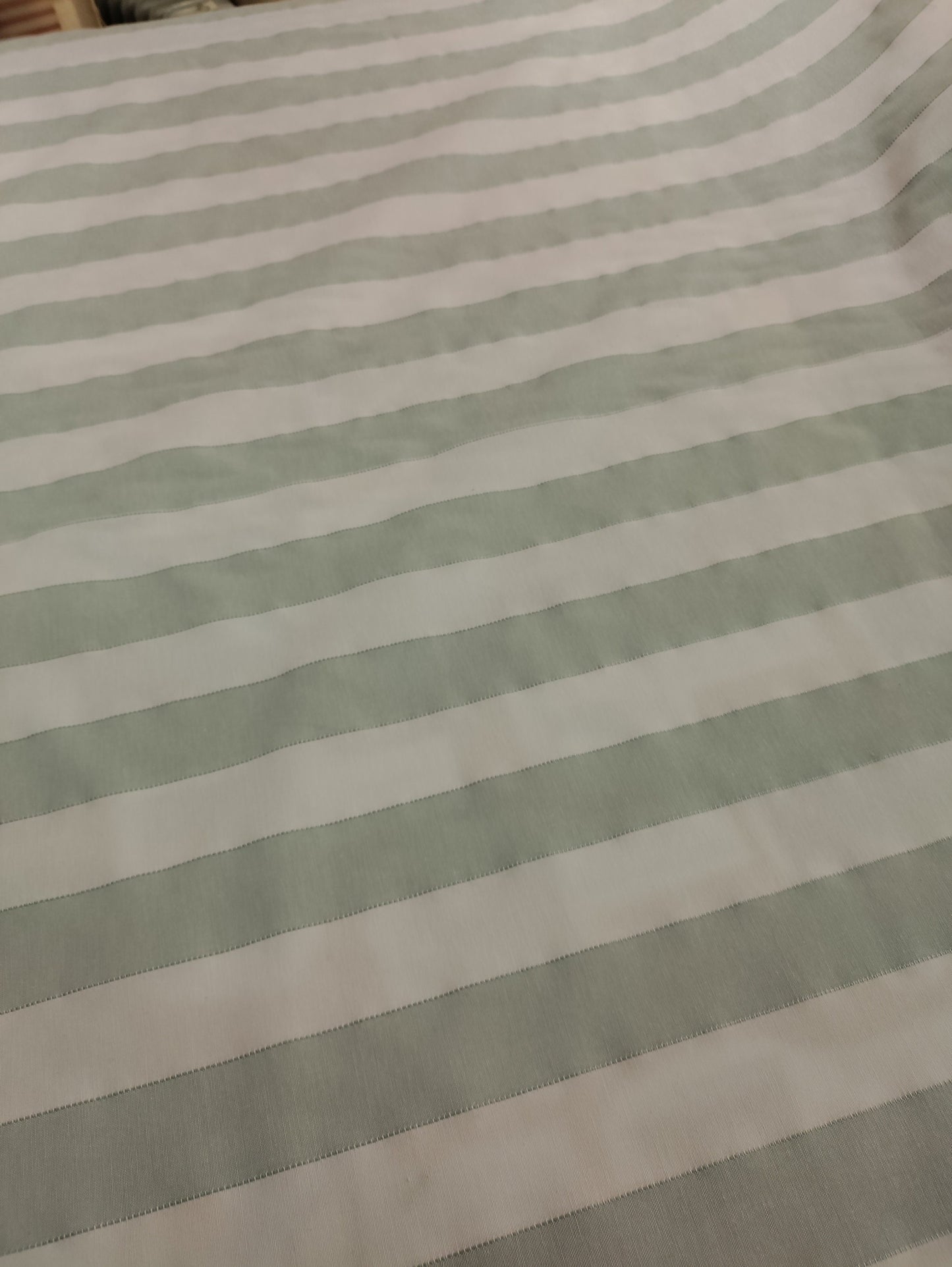Mint Green & White Deck Stripe