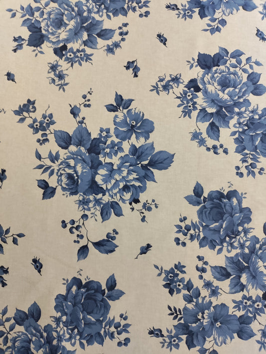 Blue Zen Roses - Upstairs Downstairs Interiors