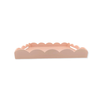 Rose Pink Medium Scalloped Tray